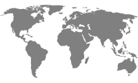 Samolepka v balení -Mapa světa
