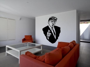 Donald Trump samolepka na zeď